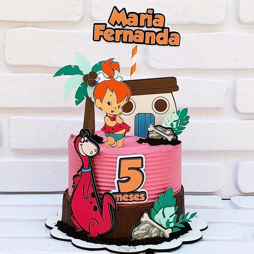Arquivo de Corte Topo de Bolo Os Flintstones 9 1