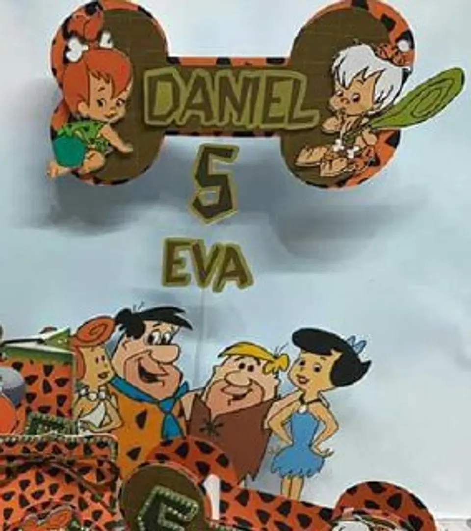 Arquivo de Corte Topo de Bolo Os Flintstones 6 1