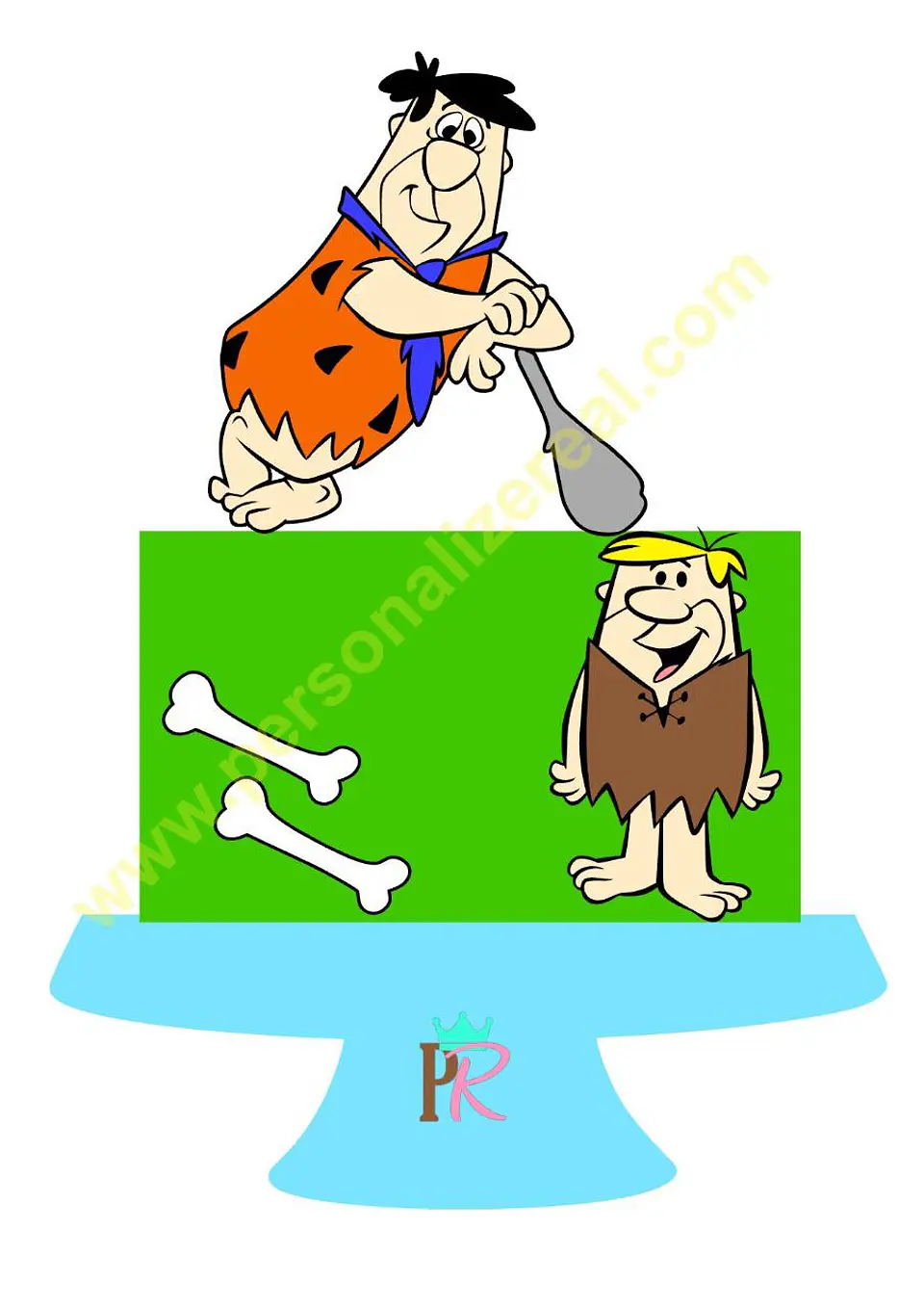 Arquivo de Corte Topo de Bolo Os Flintstones 5 1