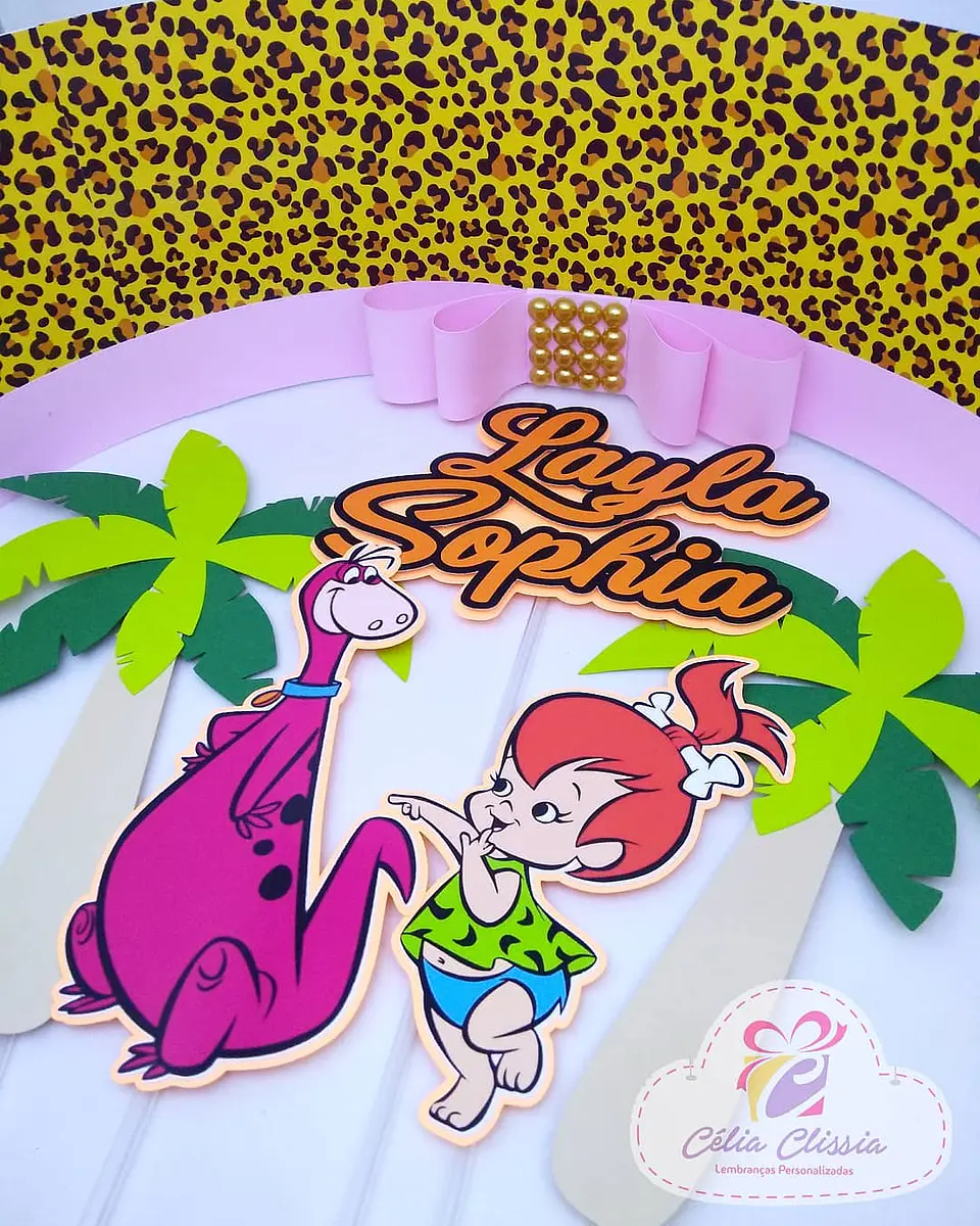 Arquivo de Corte Topo de Bolo Os Flintstones 1 1