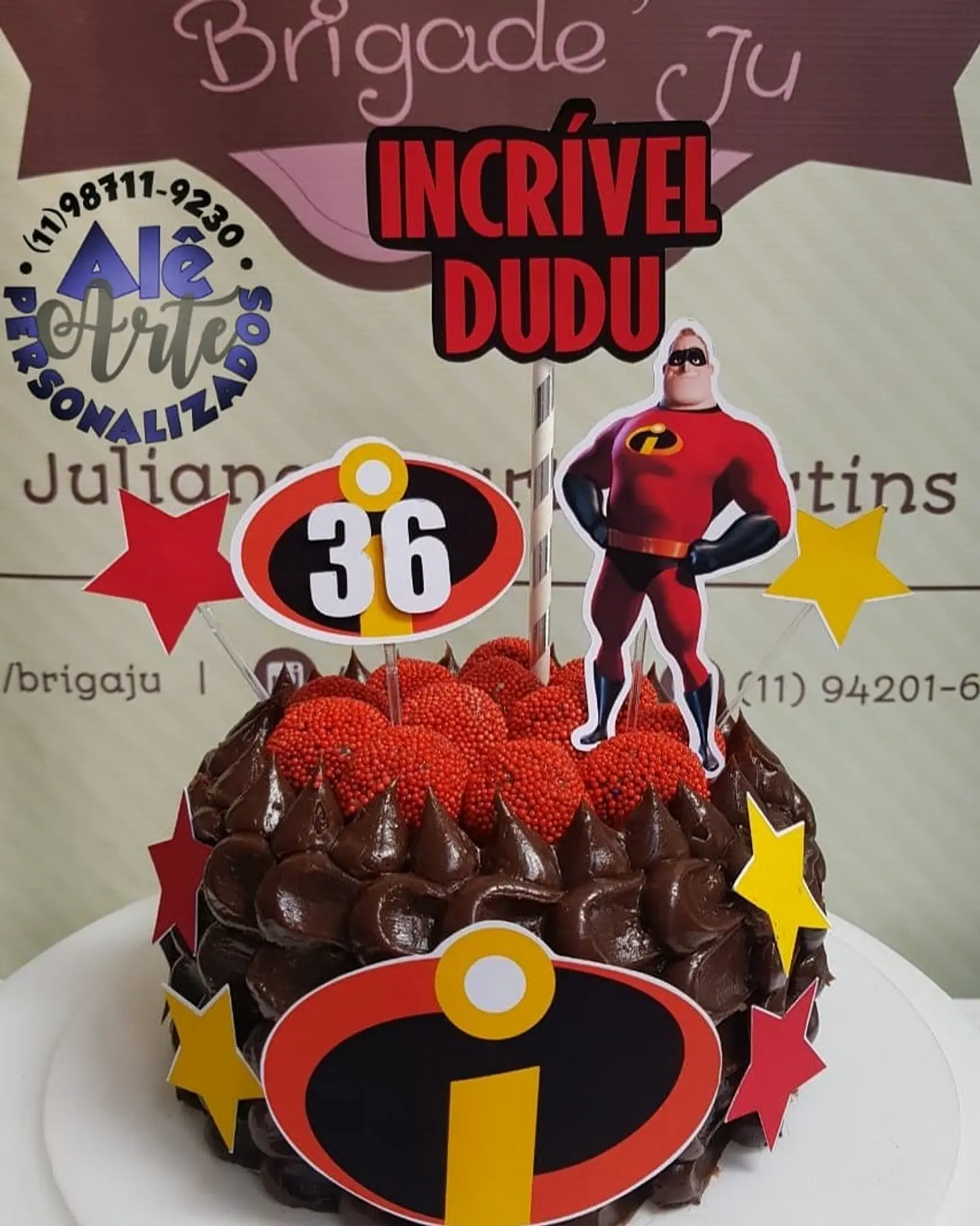 Arquivo de Corte Topo de Bolo Os Incriveis 3 1