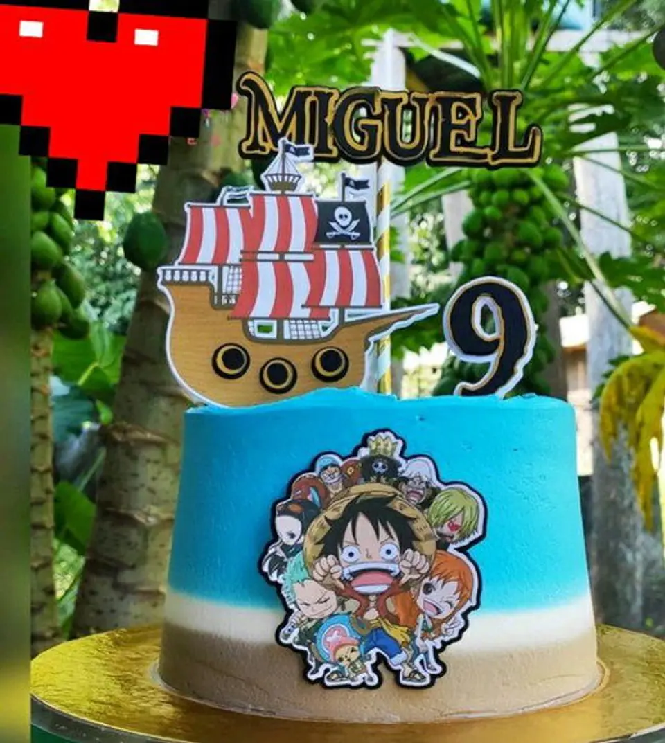 Arquivo de Corte Topo de Bolo One Piece 19 1