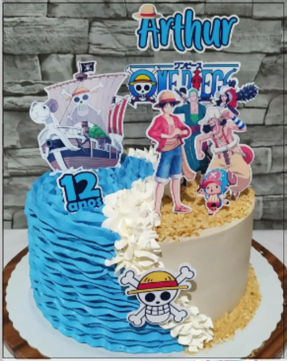 Arquivo de Corte Topo de Bolo One Piece 18 1