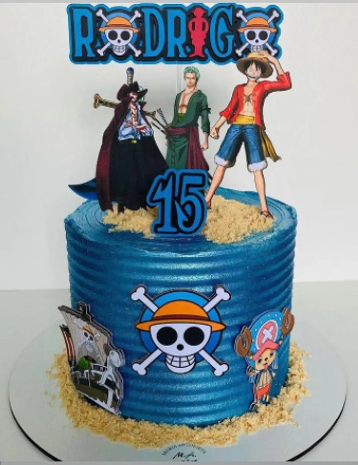 Arquivo de Corte Topo de Bolo One Piece 17 1