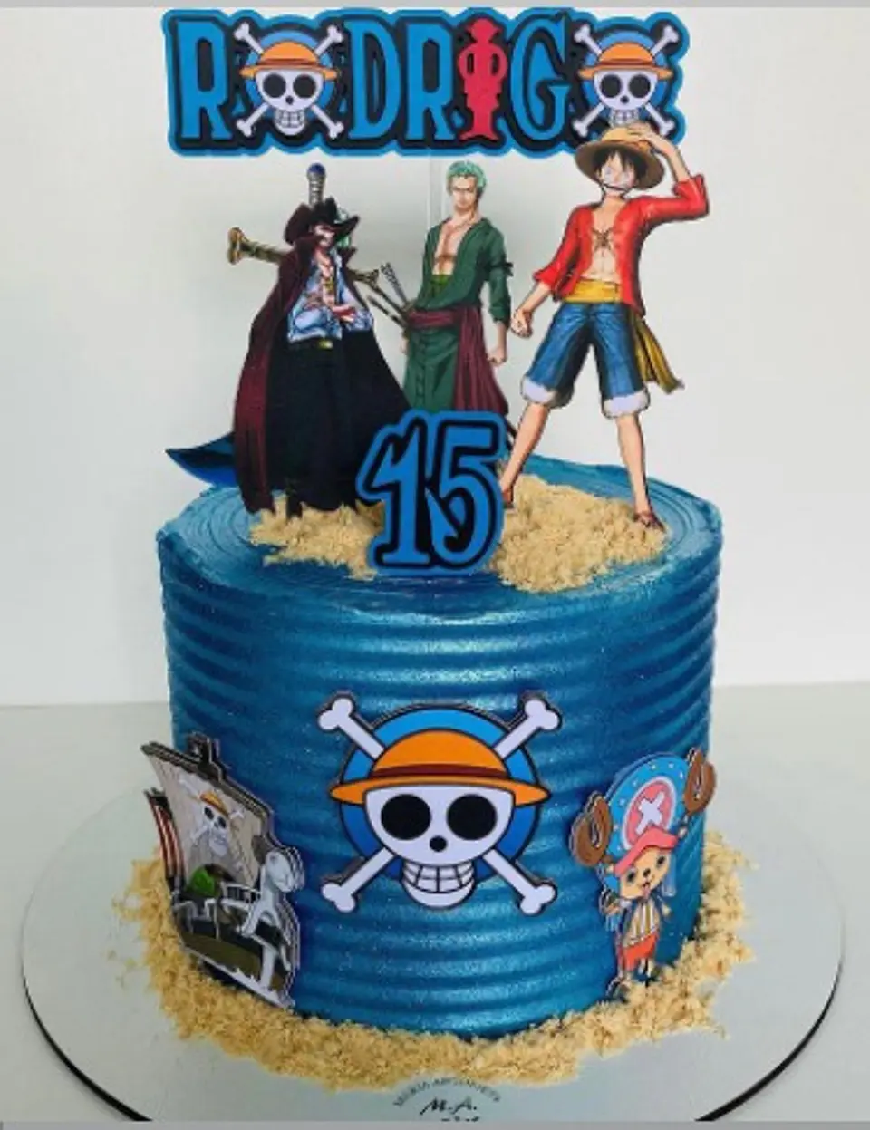Arquivo de Corte Topo de Bolo One Piece 17 1