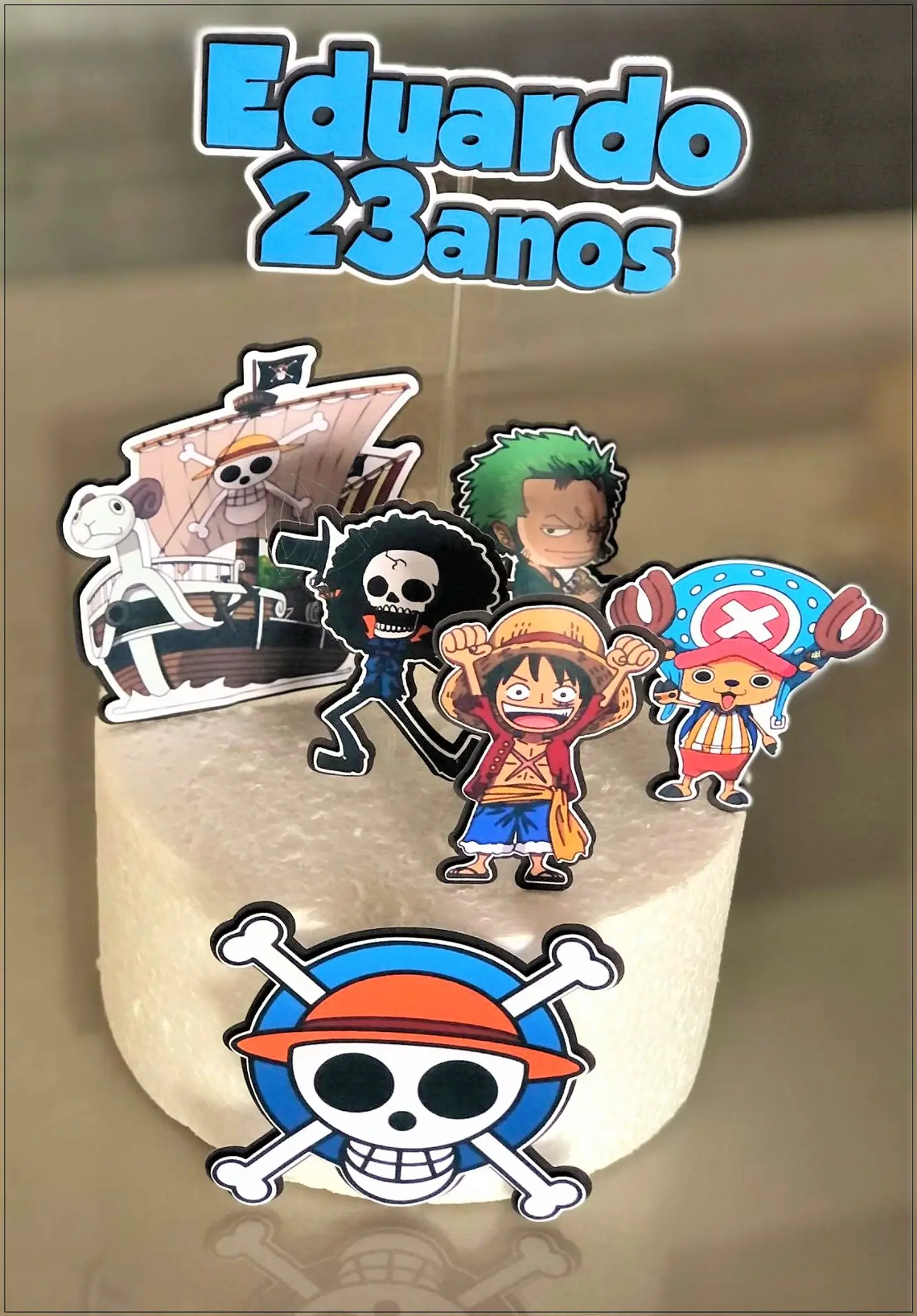 Arquivo de Corte Topo de Bolo One Piece 15 1