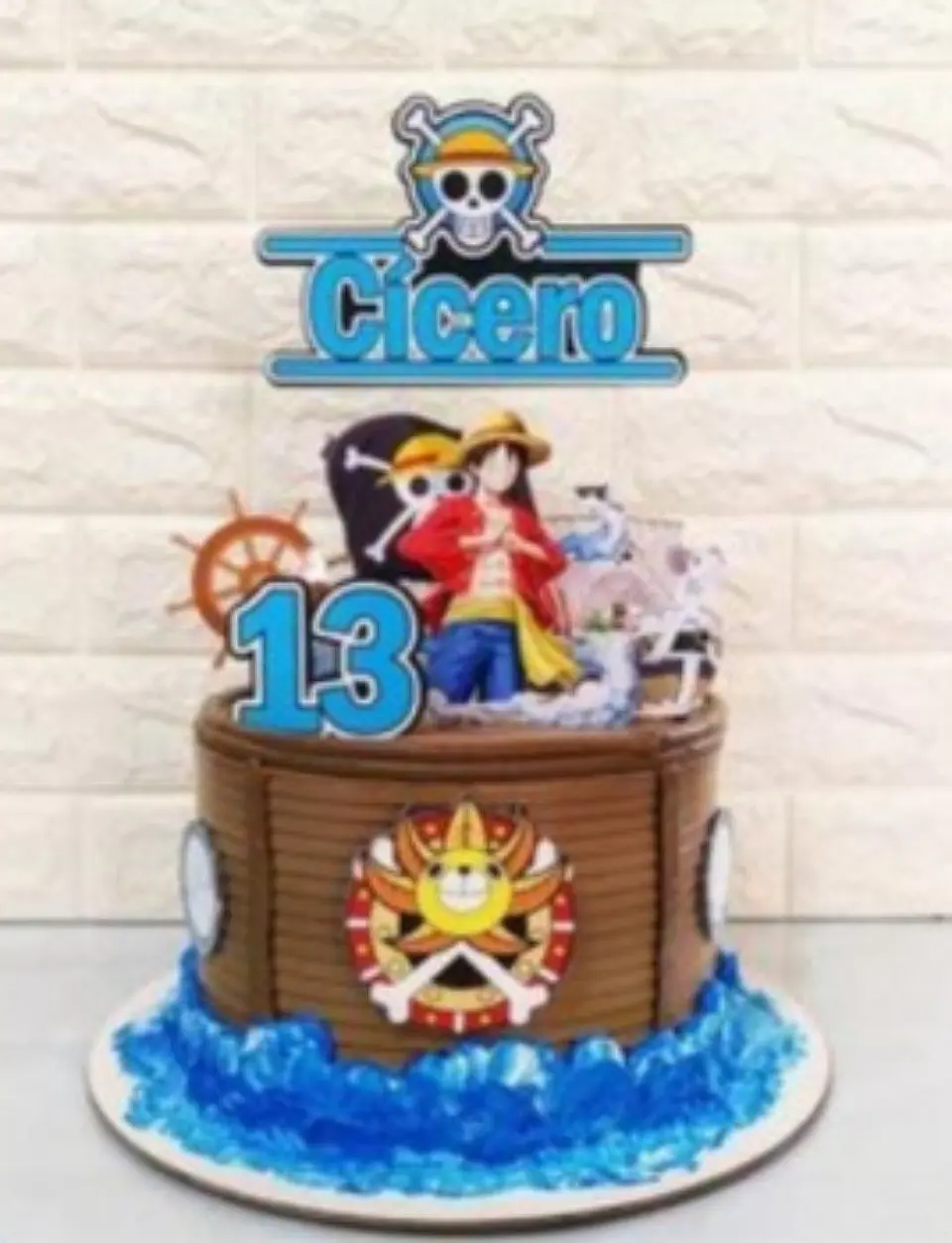 Arquivo de Corte Topo de Bolo One Piece 14 1