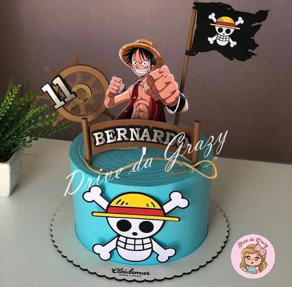 Arquivo de Corte Topo de Bolo One Piece 12 1
