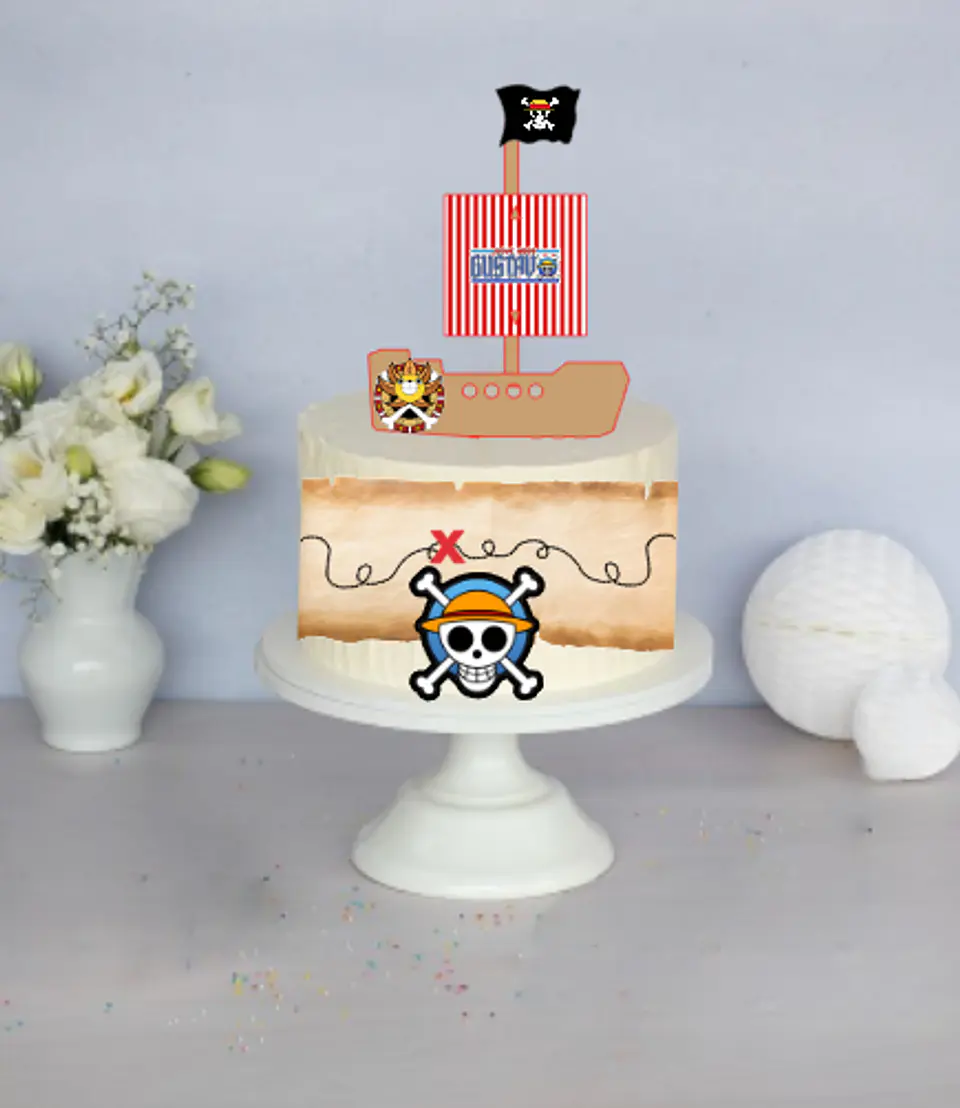 Arquivo de Corte Topo de Bolo One Piece 5 1