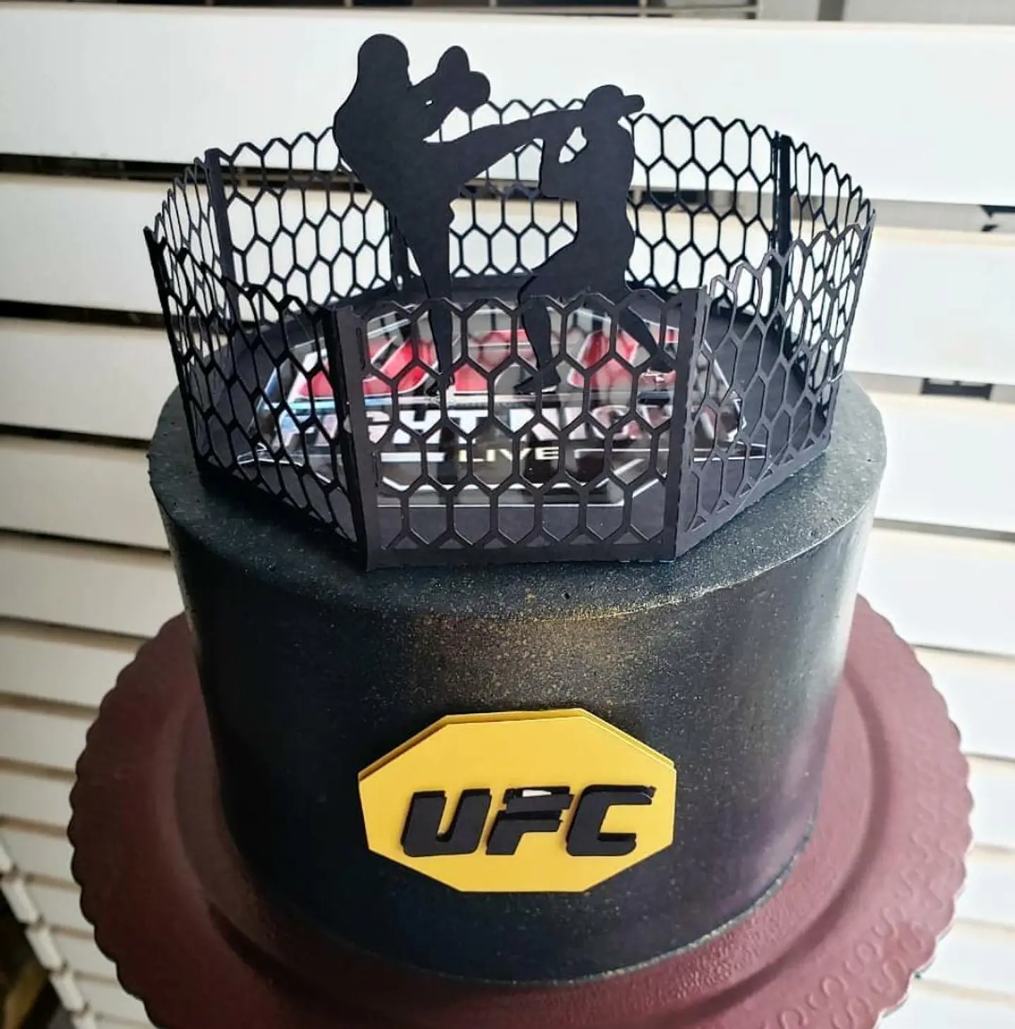 Arquivo de Corte Topo de Bolo Octogono - UFC 1 1