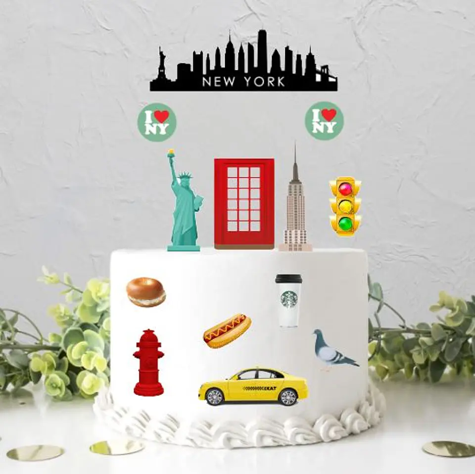 Arquivo de Corte Topo de Bolo New York Nova York 1 1