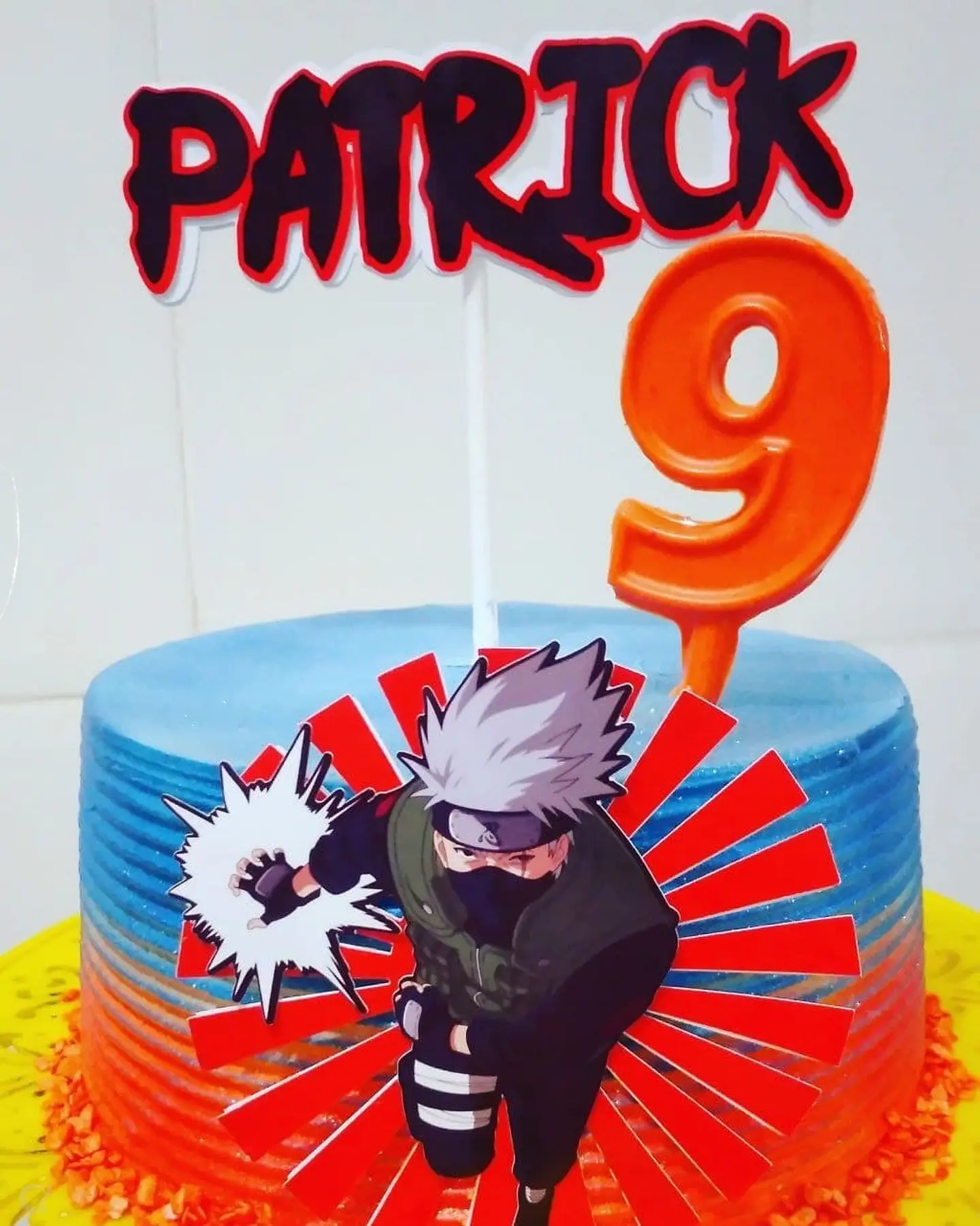Arquivo de Corte Topo de Bolo Naruto Kakashi Hatake 1 1