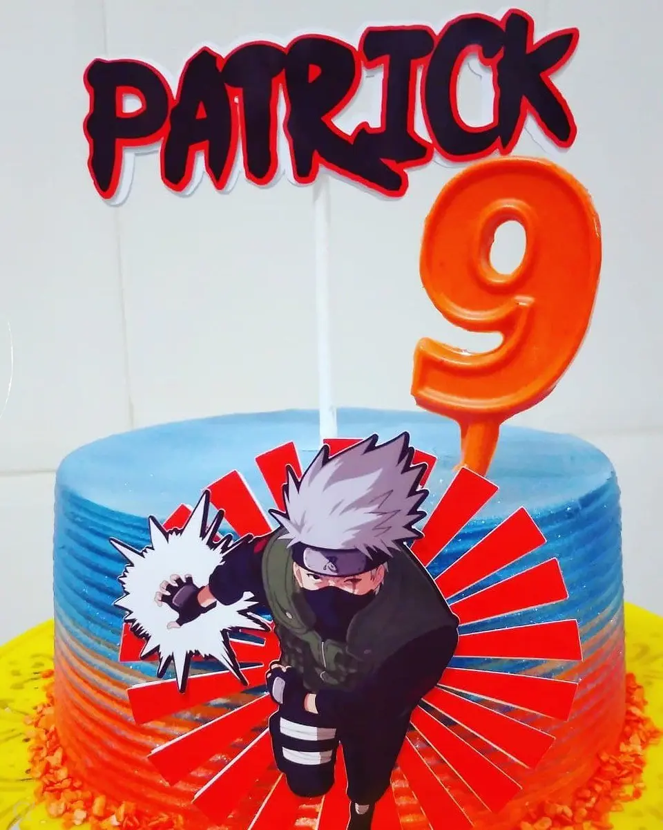 Arquivo de Corte Topo de Bolo Naruto Kakashi Hatake 1 1