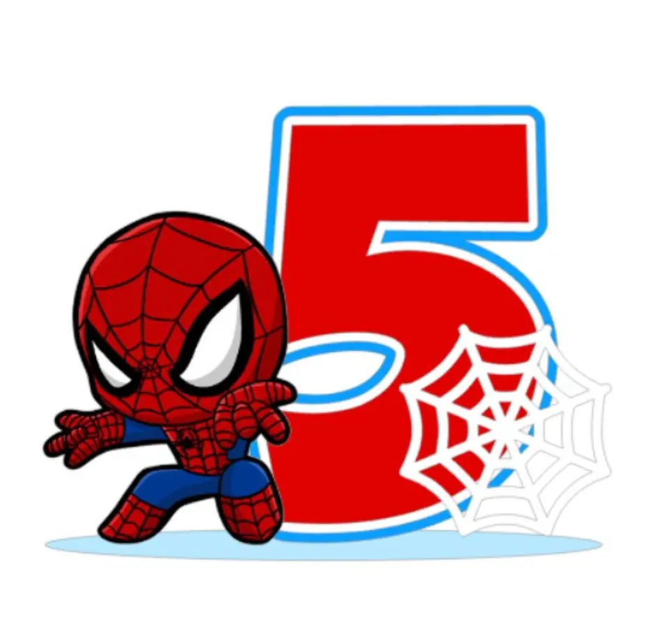 Arquivo de Corte Vela Temática Homem Aranha 3 1