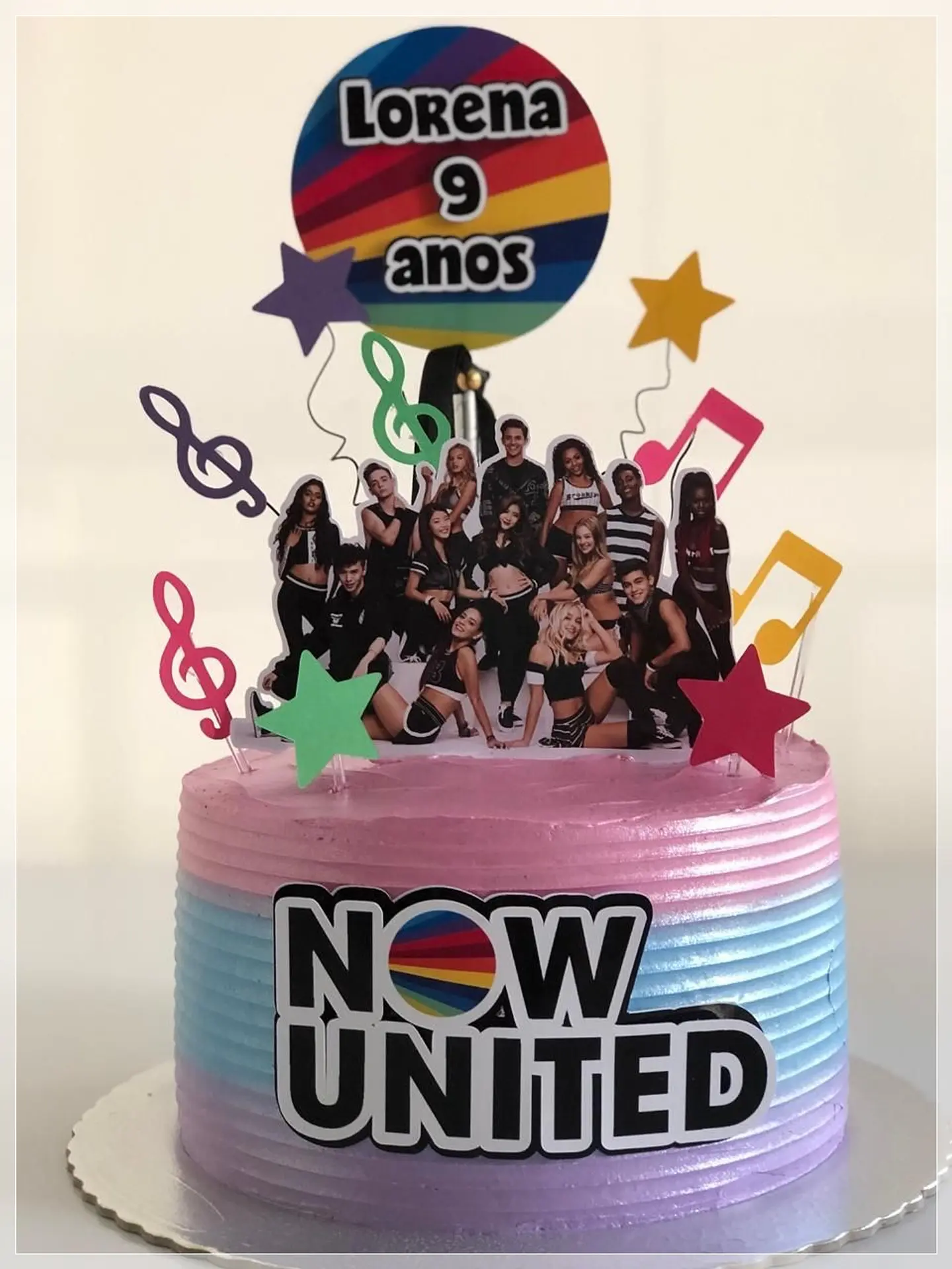 Arquivo de Corte Topo de Bolo Now United 3 1