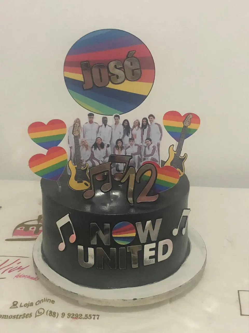 Arquivo de Corte Topo de Bolo Now United 2 1