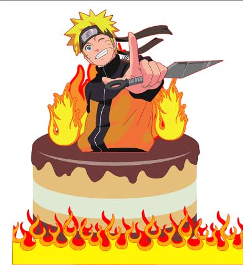 Arquivo de Corte Topo de Bolo Naruto 39