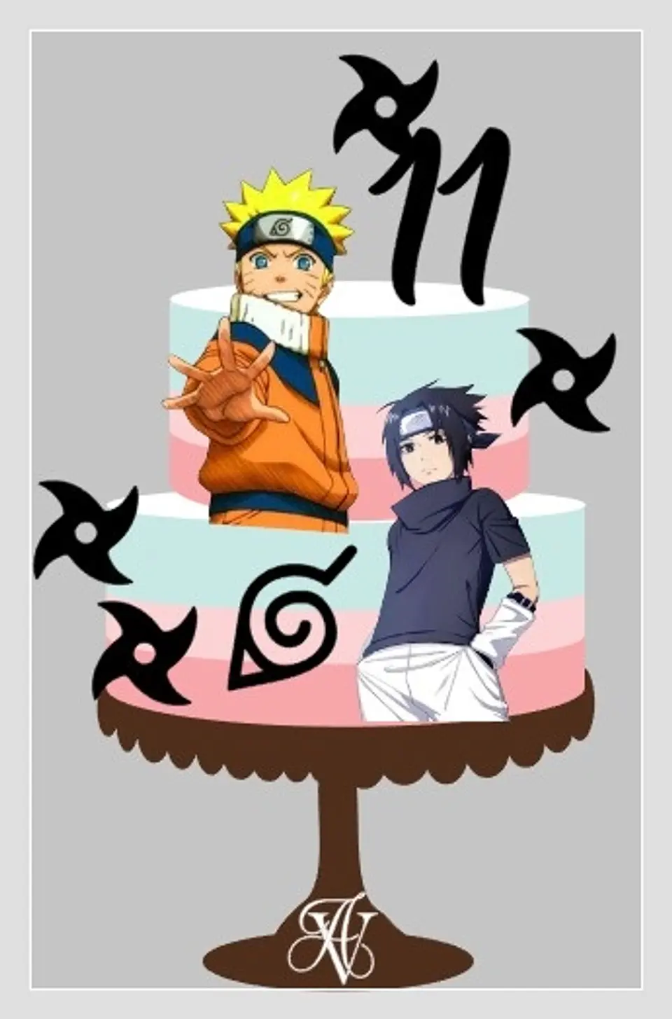 Arquivo de Corte Topo de Bolo Naruto 18 1
