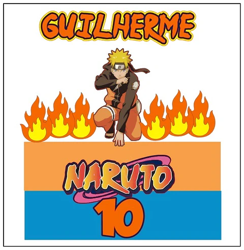 Arquivo de Corte Topo de Bolo Naruto 15