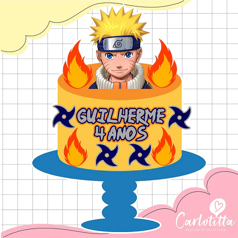 Arquivo de Corte Topo de Bolo Naruto 12