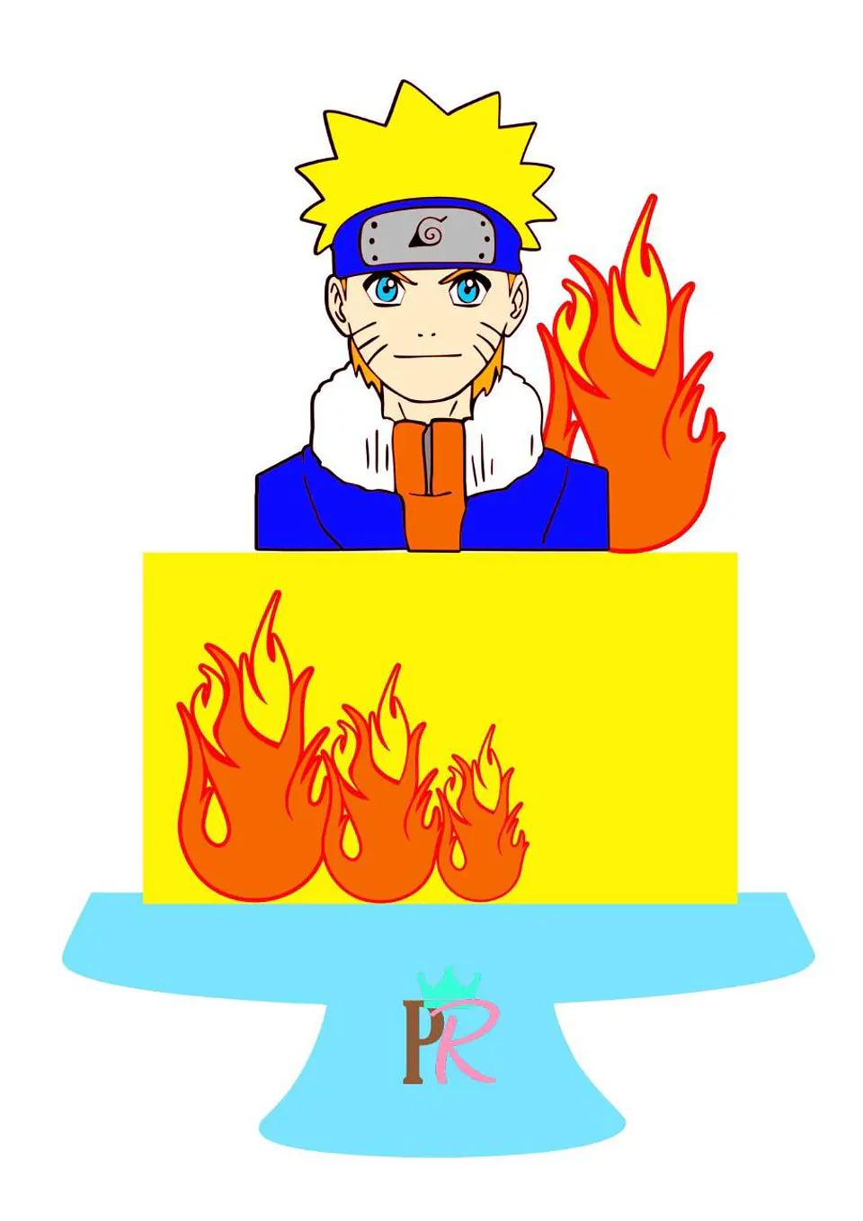 Arquivo de Corte Topo de Bolo Naruto 8 1