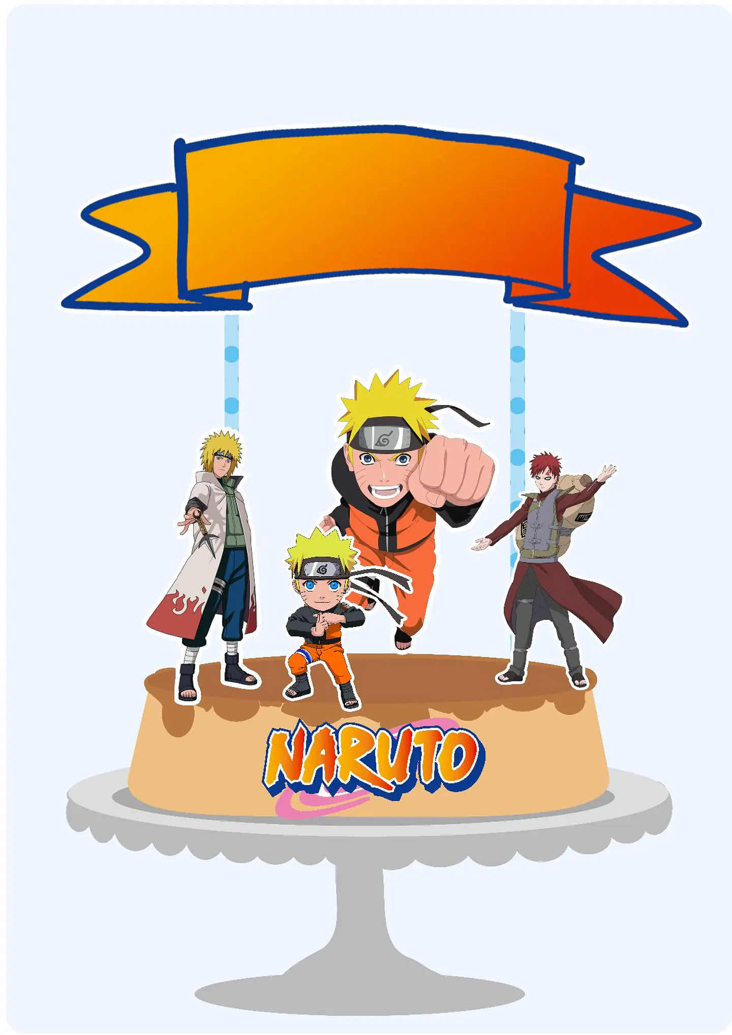 Arquivo de Corte Topo de Bolo Naruto 4 1