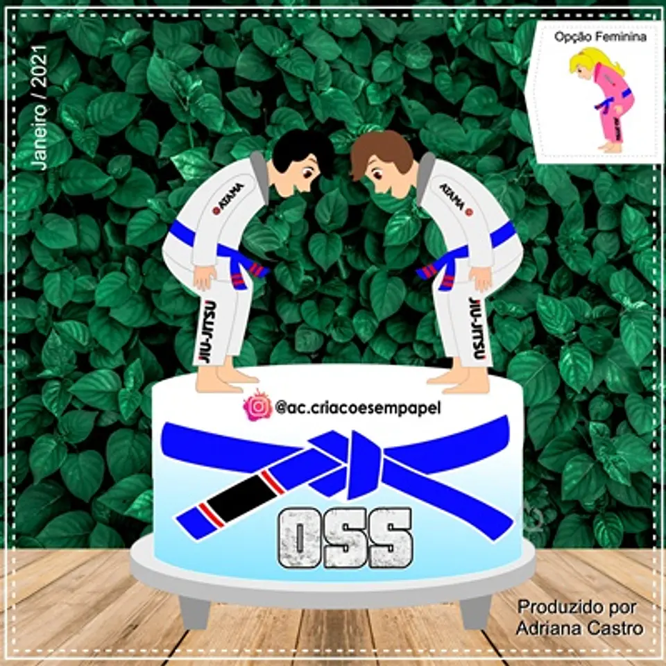 Arquivo de Corte Topo de Bolo Jiu Jitsu 3 1