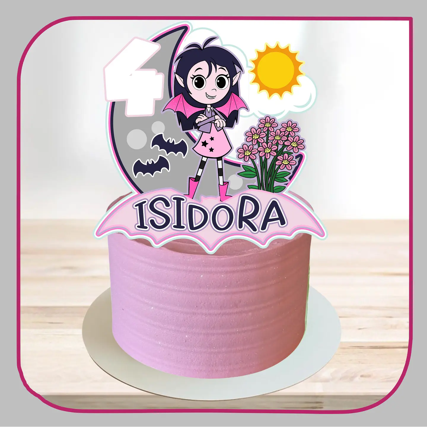 Arquivo de Corte Topo de Bolo Isadora Moon 2 1