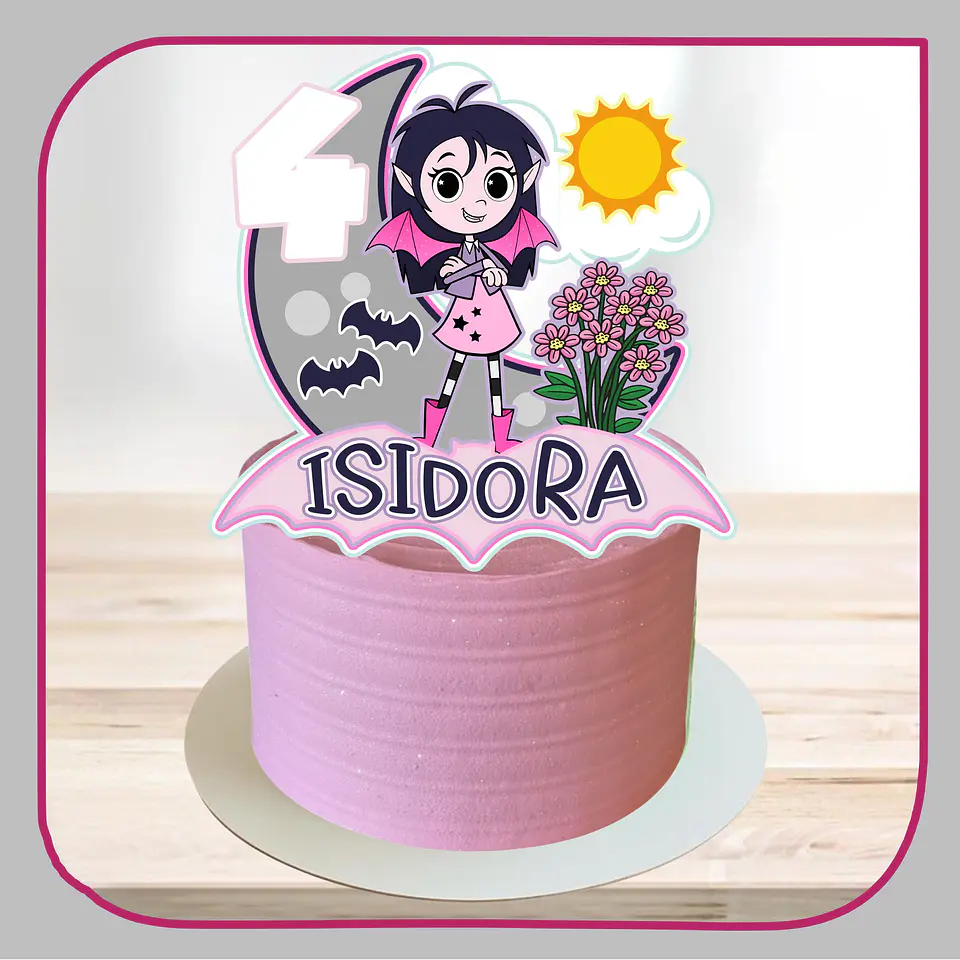 Arquivo de Corte Topo de Bolo Isadora Moon 2 1