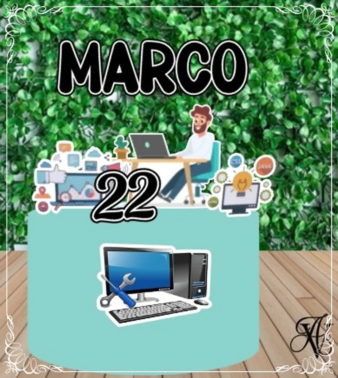Arquivo de Corte Topo de Bolo Informatica 6 1