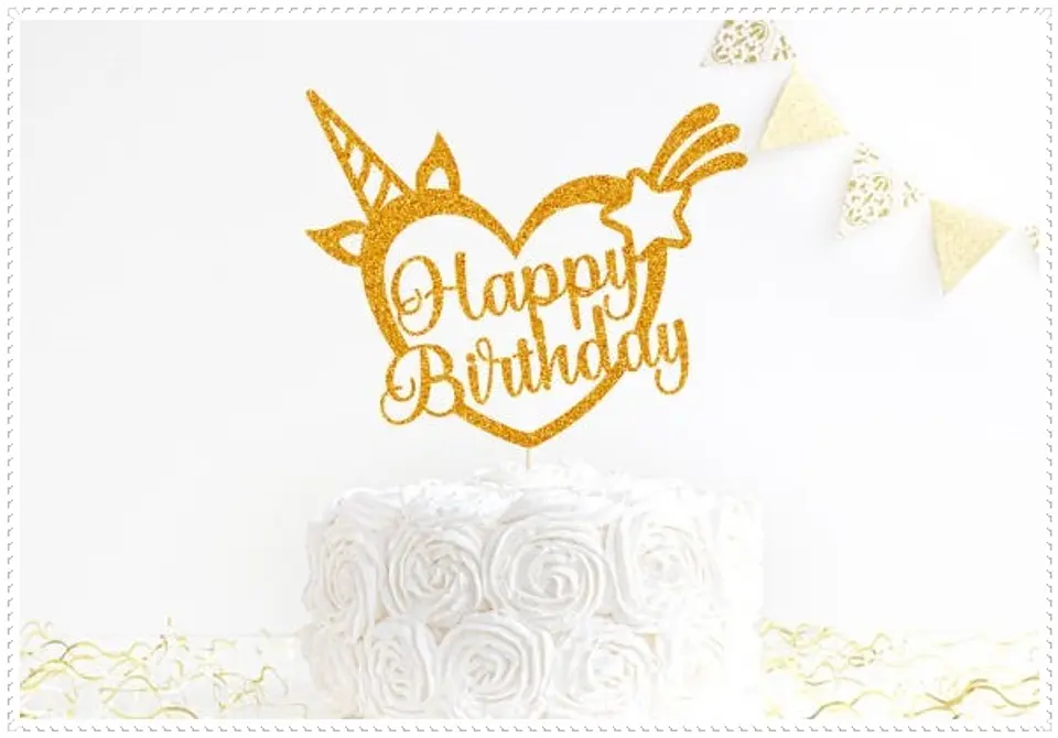 Arquivo de Corte Topo de Bolo Happy Birthday 68 1