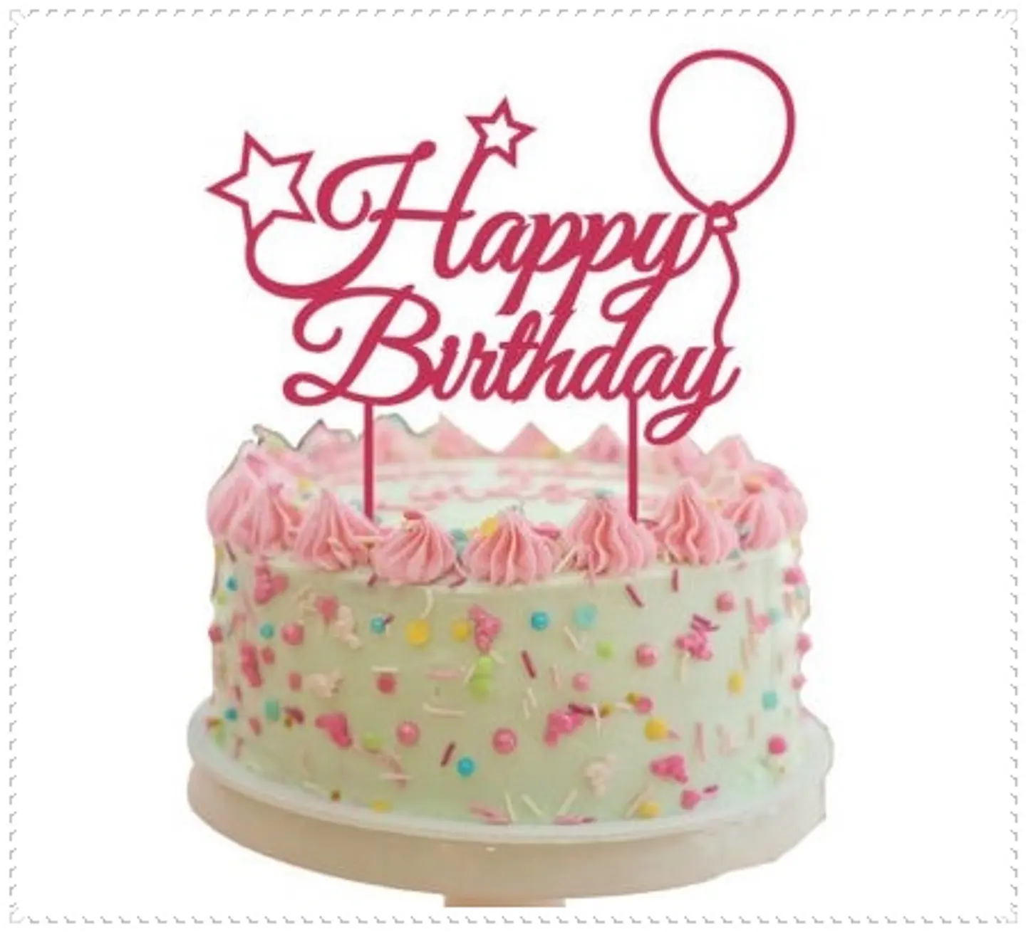 Arquivo de Corte Topo de Bolo Happy Birthday 67 1