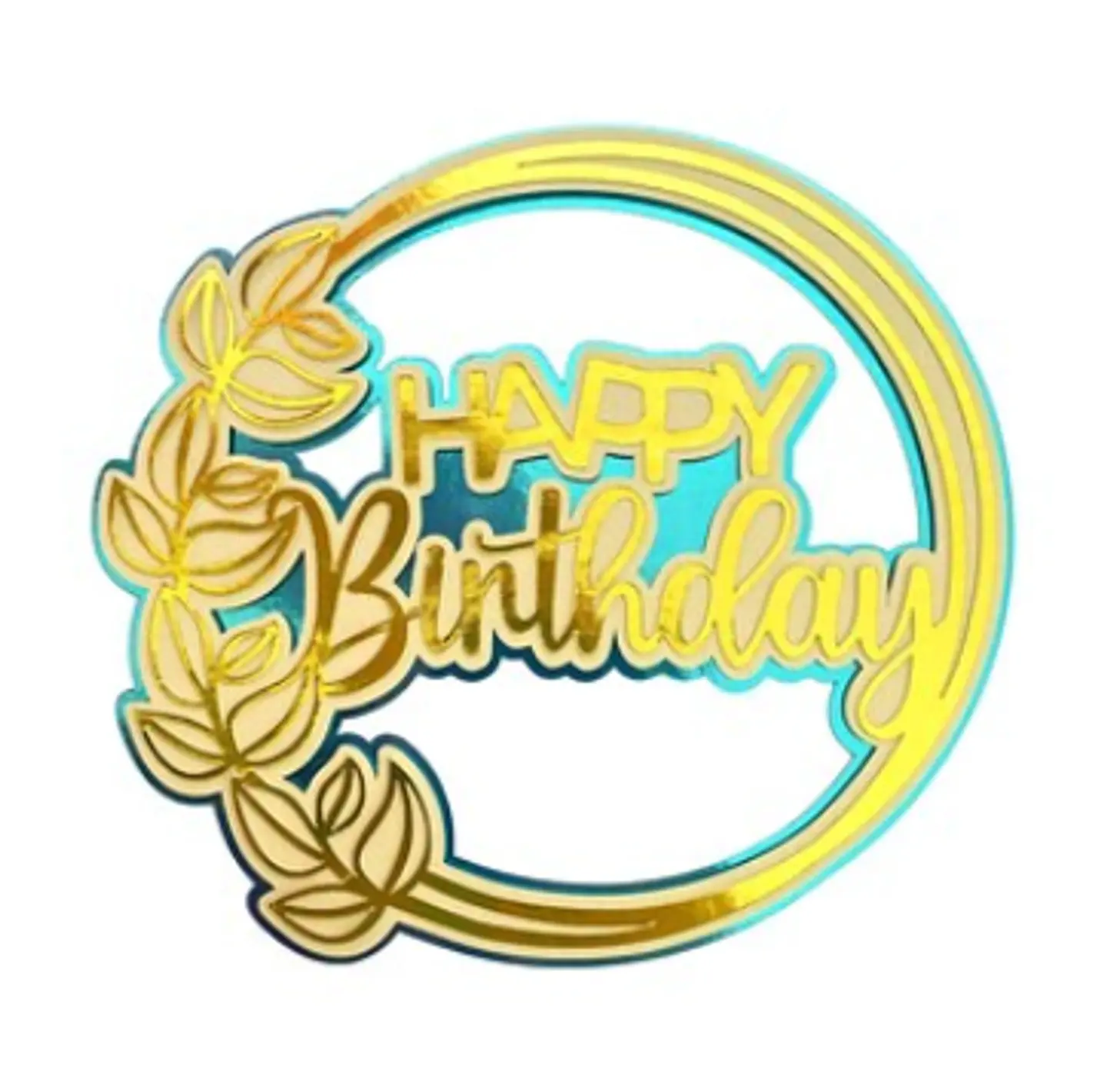 Arquivo de Corte Topo de Bolo Happy Birthday 8 1