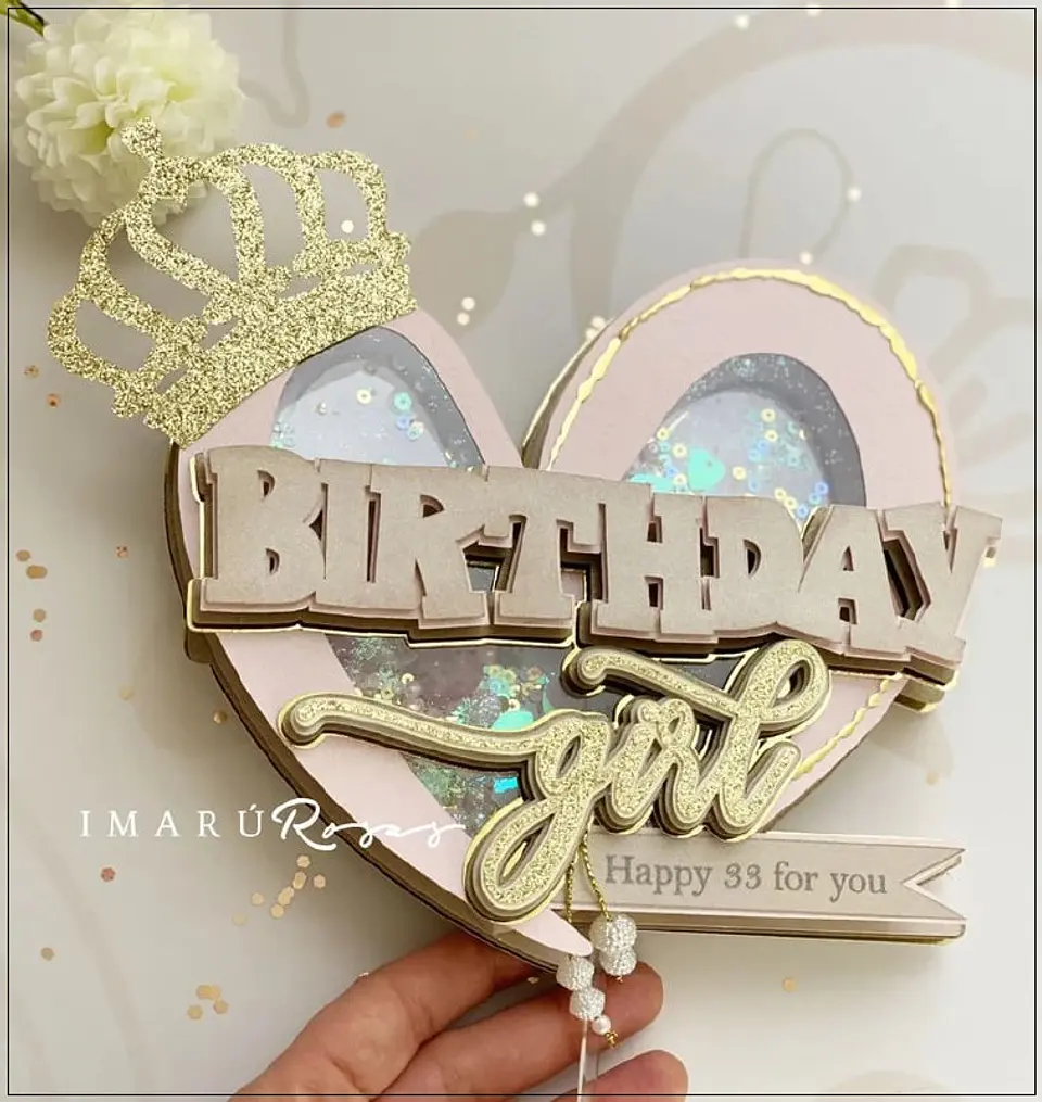Arquivo de Corte Topo de Bolo Happy Birthday 4 1