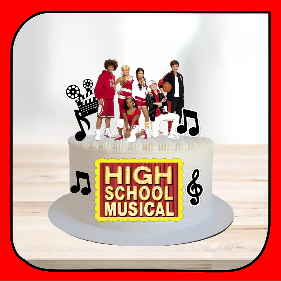 Arquivo de Corte Topo de Bolo High School Musical 2 1