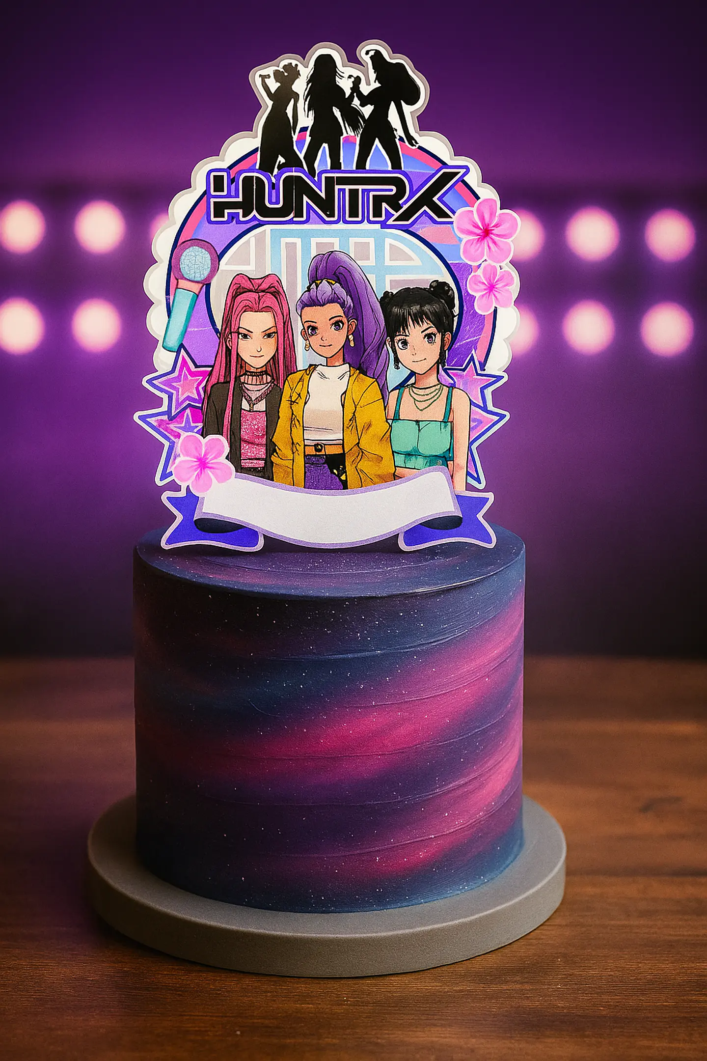 Arquivo de Corte Topo de Bolo Guerreiras Kpop K-Pop Demon Hunters Huntrix 18 1