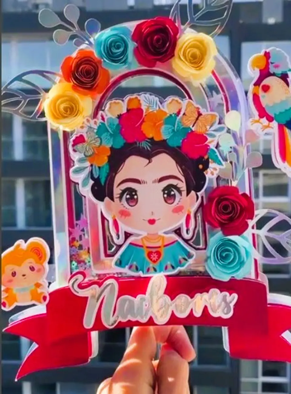 Arquivo de Corte Topo de Bolo Frida 10 1