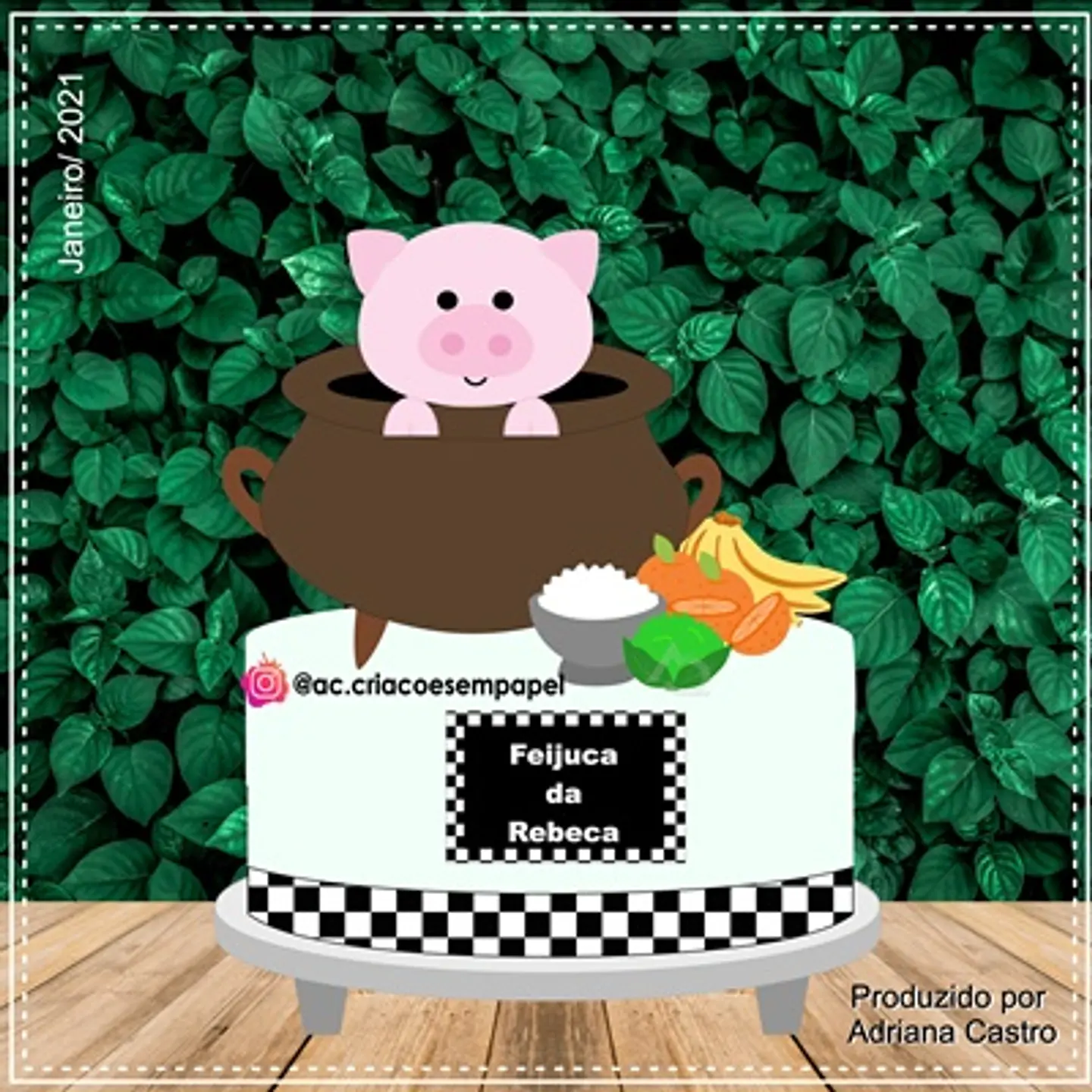 Arquivo de Corte Topo de Bolo Feijoada 1 1