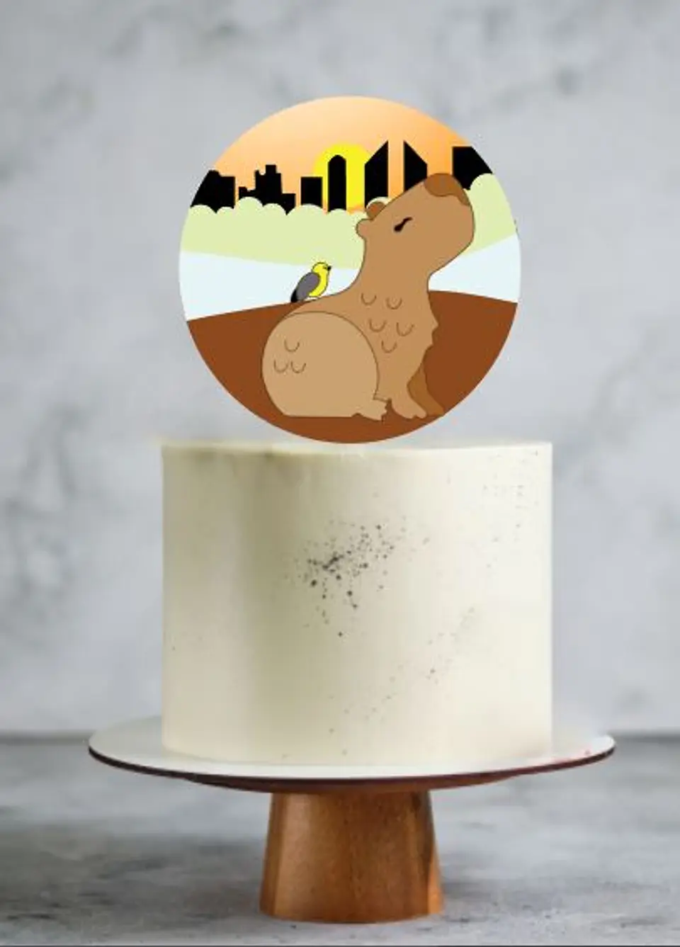 Arquivo de Corte Topo de Bolo Capivara 1 1