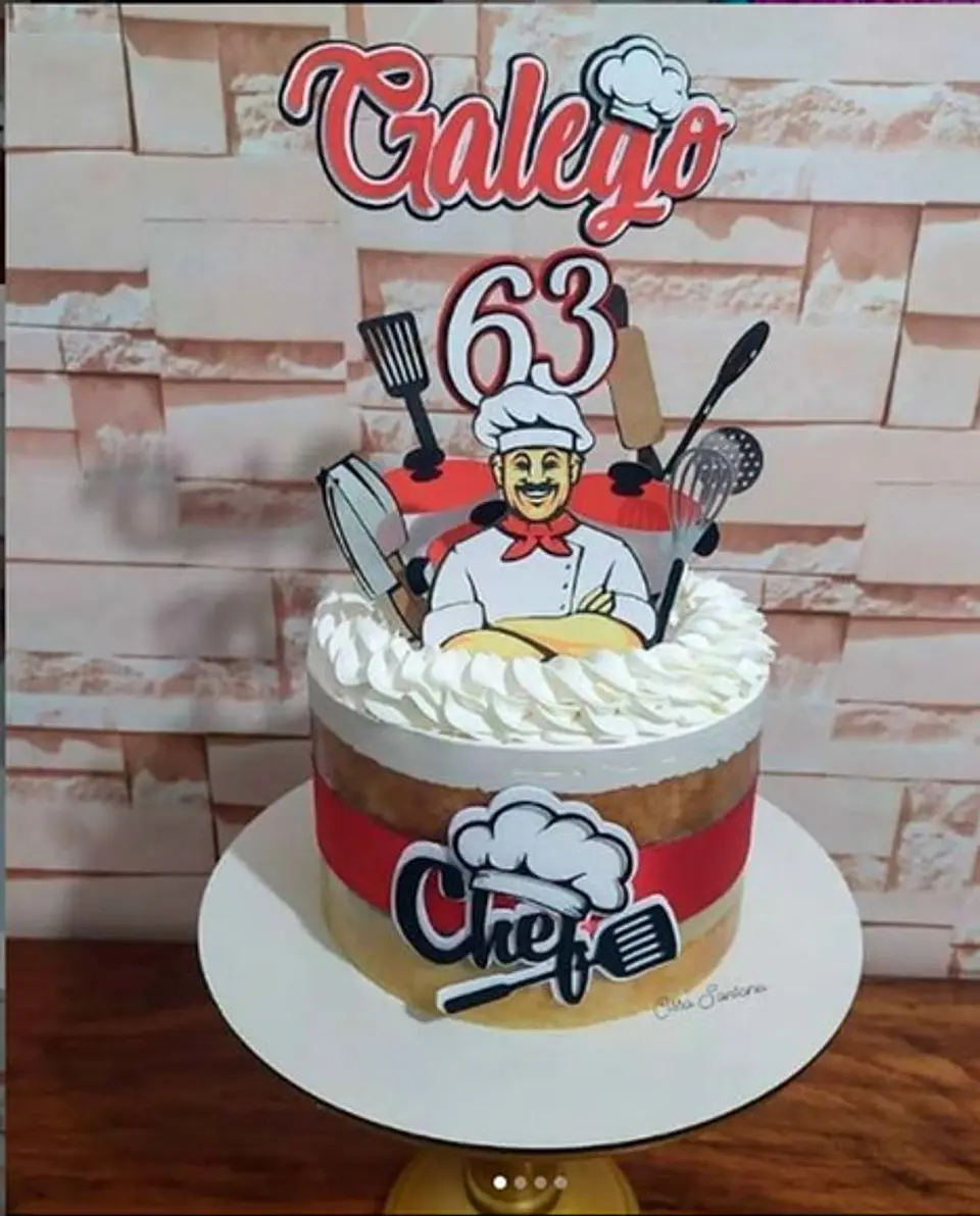 Arquivo de Corte Topo de Bolo Chefe de Cozinha 12 1