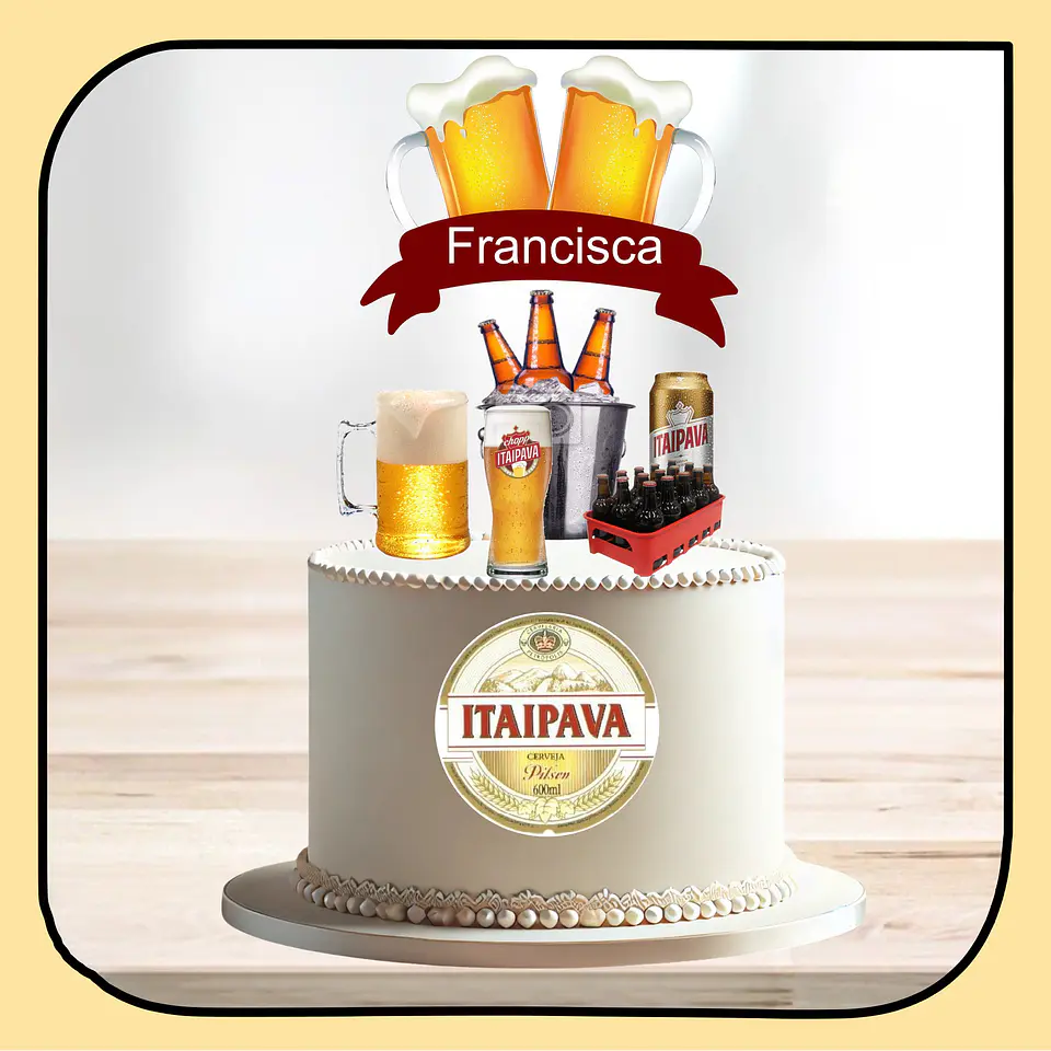 Arquivo de Corte Topo de Bolo Cervejas 31 1