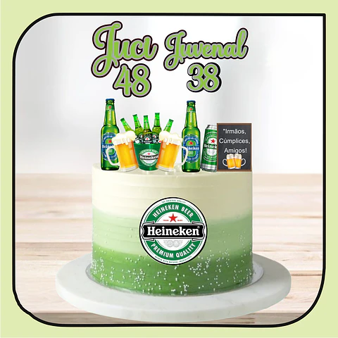 Arquivo de Corte Topo de Bolo Cervejas 30
