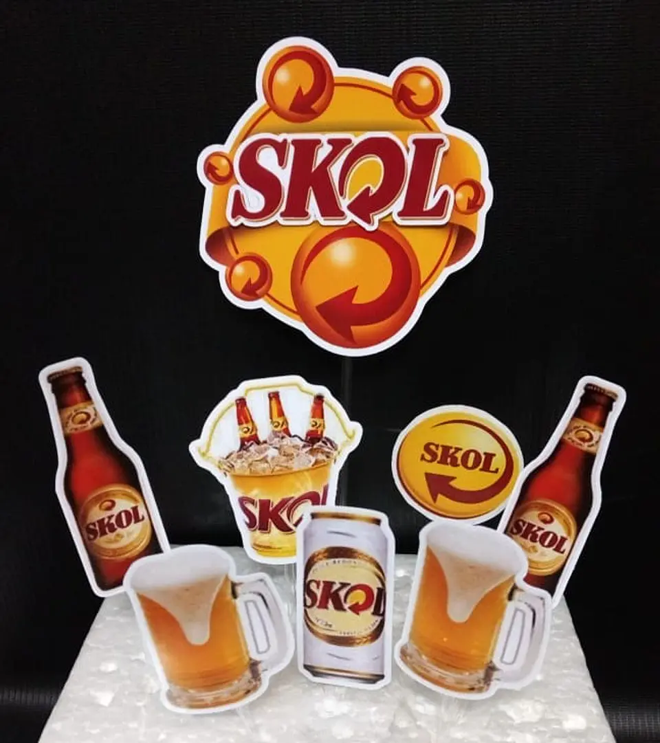 Arquivo de Corte Topo de Bolo Cervejas 5 1