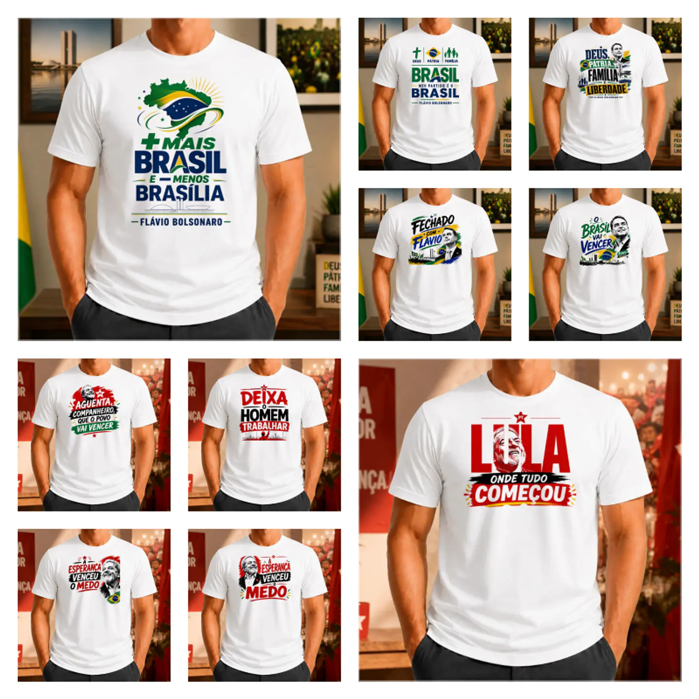 Sublimação - Camisetas Politicos 26 1