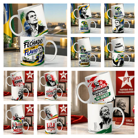 Sublimação - Canecas Politicos 26