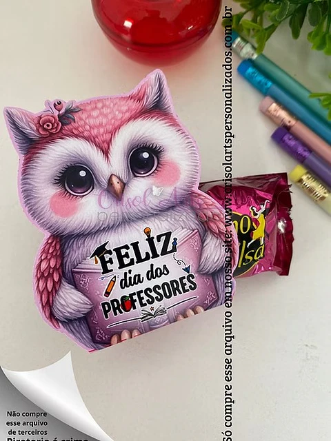 Arquivo de Corte Bombom Dia dos Professores 8