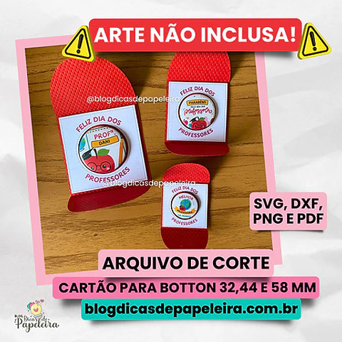 Arquivo de Corte Cartão Dia dos Professores 3