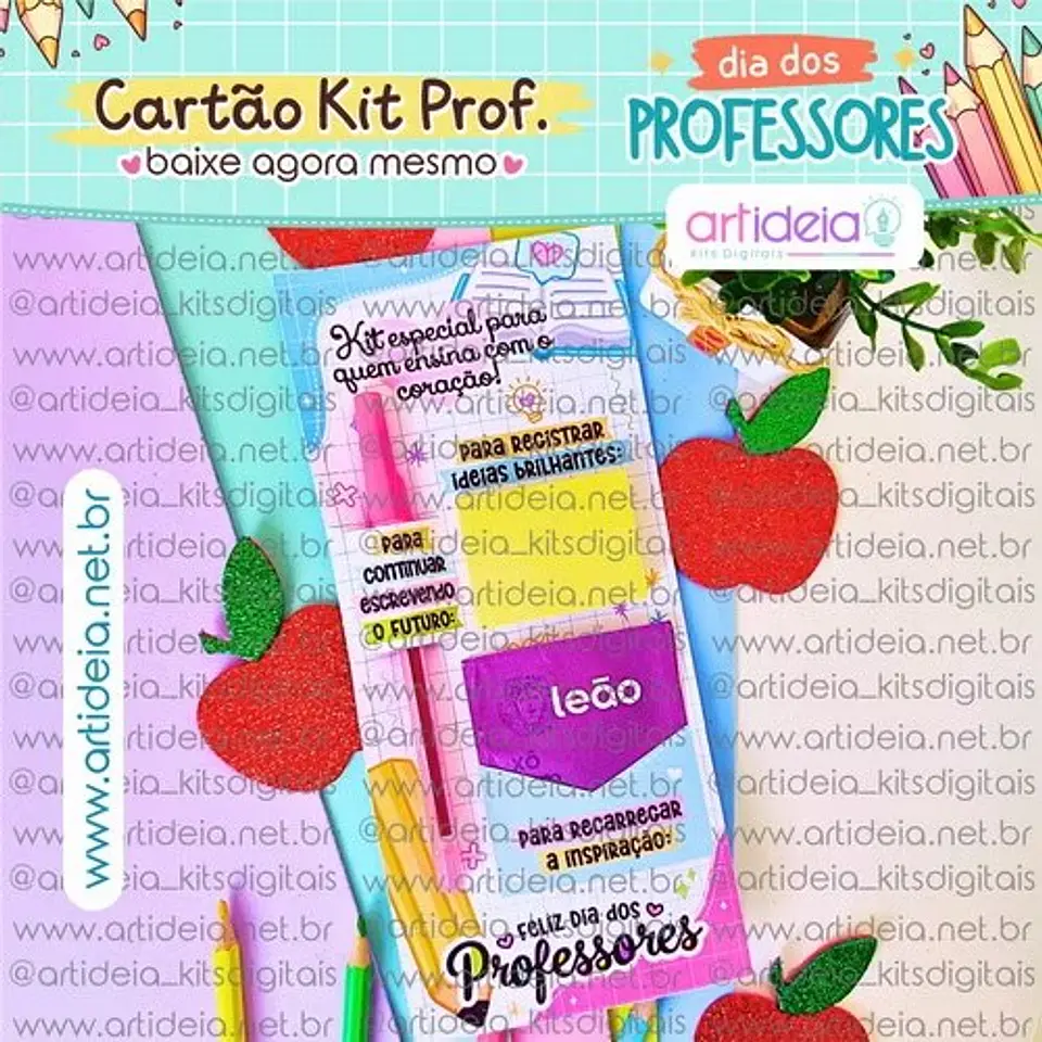 Arquivo de Corte Cartão Dia dos Professores 5 1
