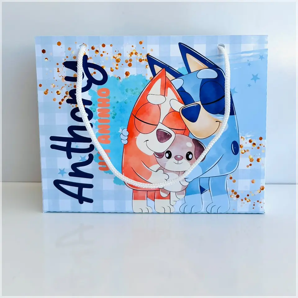Arquivo de Corte Sacolinha Bluey Menino 99 1