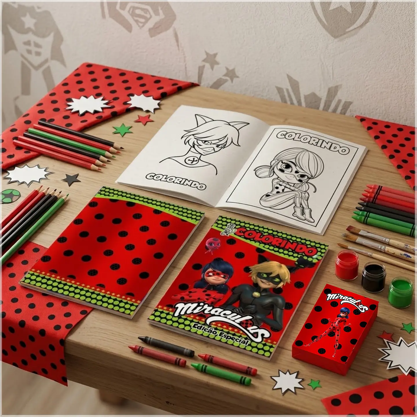 Arquivo de Corte Revistinha de Colorir Miraculous Ladybug 27 1
